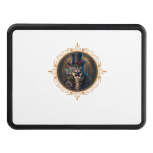 Classy Mood Cat T Gangsters Cat Retro Cat In a Hat Hitch Cover