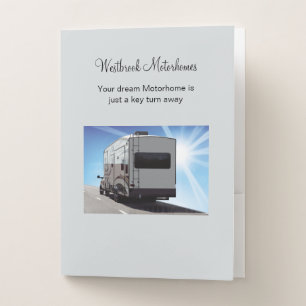 Classy Motorhome Dealer Presentation Folders