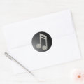 Classy Music Note Sticker | Zazzle
