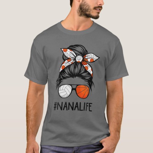 Classy Nana Life Volleyball Baseball Mothers Day M T_Shirt