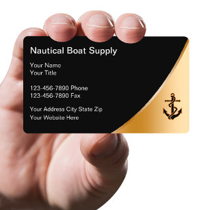 Classy Nautical Theme Business Cards
