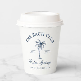 Classy Navy Bachelorette Party Paper Cups