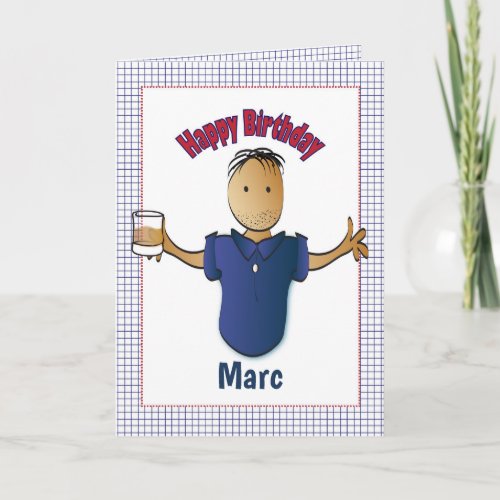 Classy Neat Special Birthday Card for Male