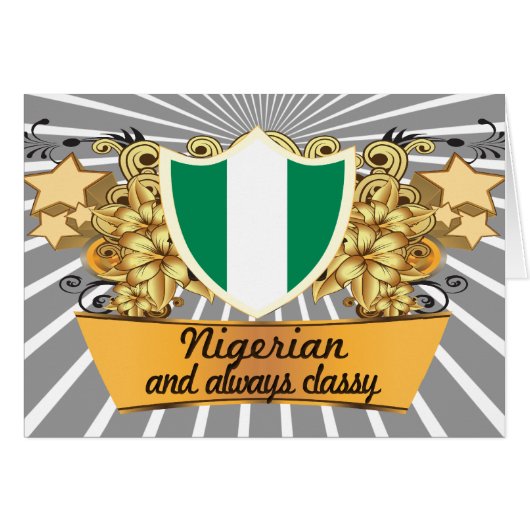 Classy Nigerian Cards (Front Horizontal)