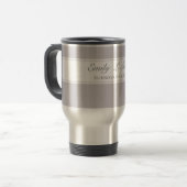Classy Office Business Administrative Corporate Travel Mug (Front Left)