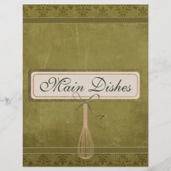 Classy Olive Green Dividers by HeritageMatters at Zazzle