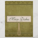 Classy Olive Green Dividers at Zazzle
