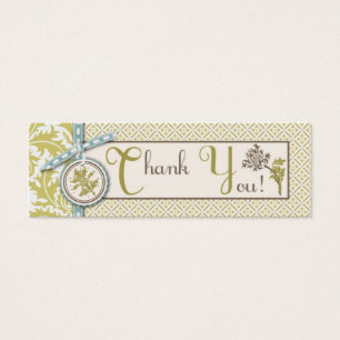 Classy Olive TY Skinny Gift Tag