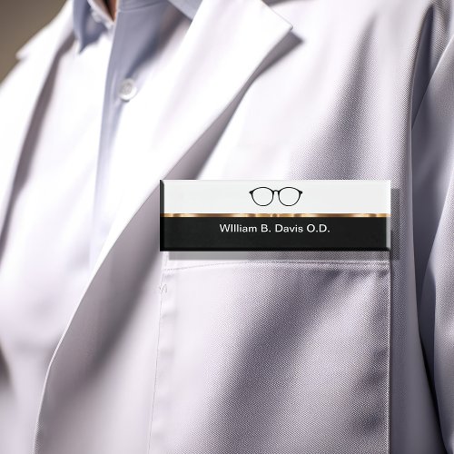 Classy Optometrist Office Staff Name Tags