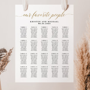 Classy Our Favorite 20 Table Seating Chart Foam Bo Board