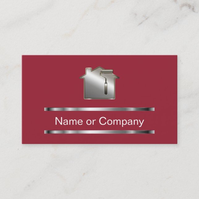 Classy Painter Business Cards (Front)