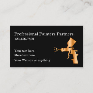 Classy Painter Services Business Cards
