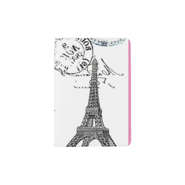 Classy Paris passport Holder (Front)