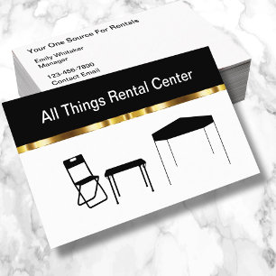 Classy Party Rental Center Business Cards