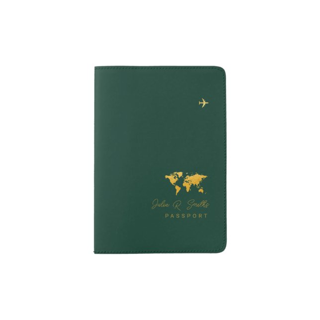 Classy passport cover for elegant travelers (Front)