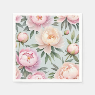 Classy Peony Napkins