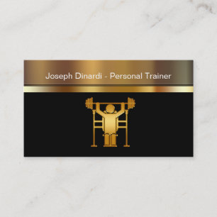 Classy Personal Trainer Business Cards