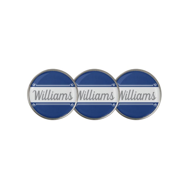 Classy personalized golf markers - realtor gift (3 Up)