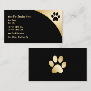 Classy Pet Business Cards
