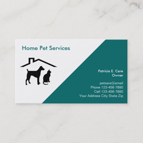 Classy Pet Business Cards