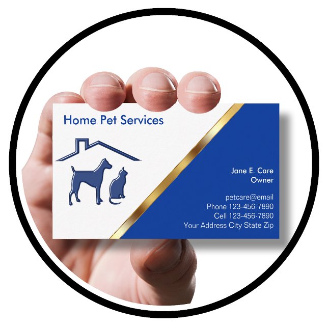 Classy Pet Business Cards (Creator Uploaded)