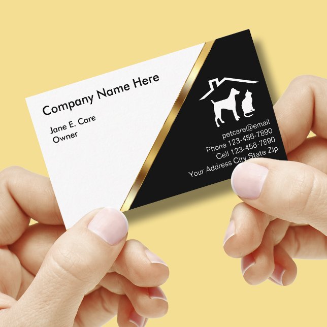 Classy Pet Business Cards (Creator Uploaded)