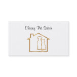 Classy Pet Service Business Cards Classy Pet Service Business Cards
