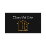 Classy Pet Service Business Cards Classy Pet Service Business Cards