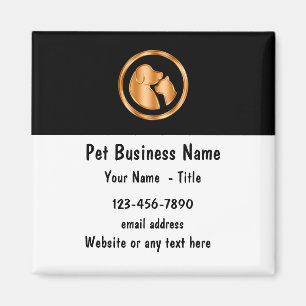 Classy Pet Service Trendy Business Magnets