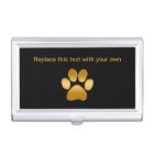 Classy Pet Theme Business Card Case