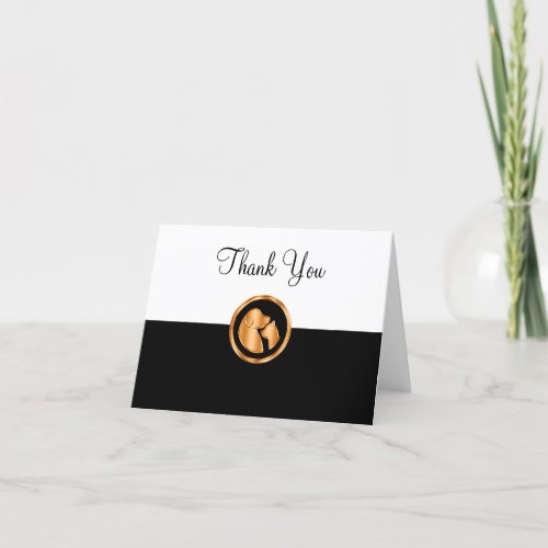 Classy Pet Theme Thank You Cards