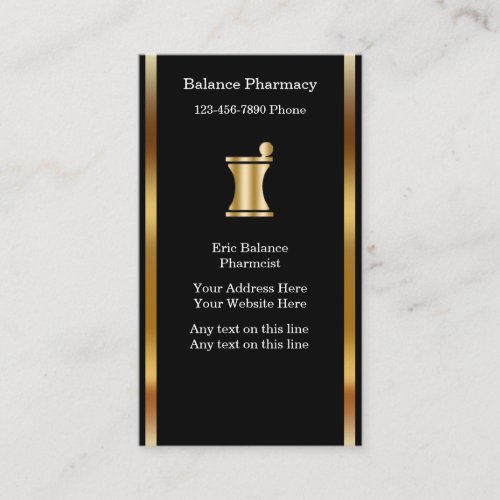 Classy Pharmacy Business Cards