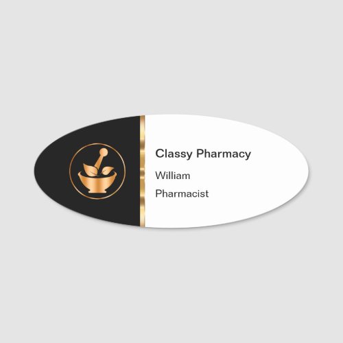 Classy Pharmacy Staff Name Tags