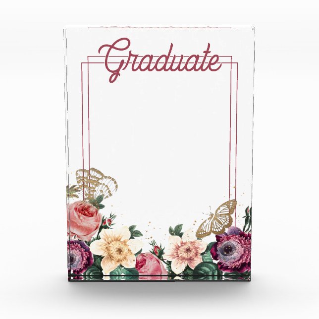 Classy Photo Personalized Congratulations Graduate (Front)