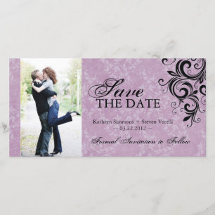 Classy Photo Save The Date Invitation