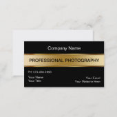 Classy Photographer Business Cards (Front/Back)