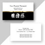 Classy Physical Therapist Design Business Card