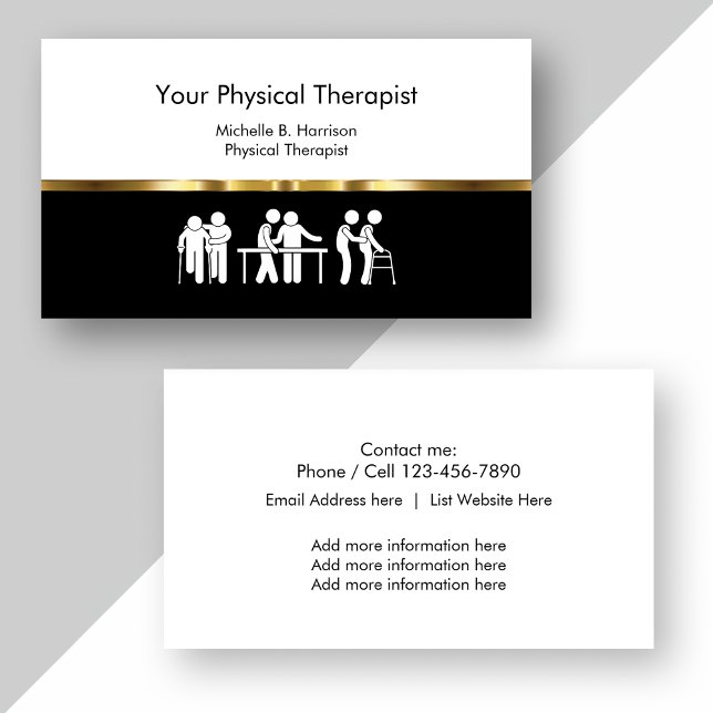 Classy Physical Therapist Design Business Card (Creator Uploaded)