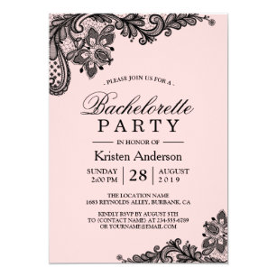 Classy Bachelorette Party Invitations 9