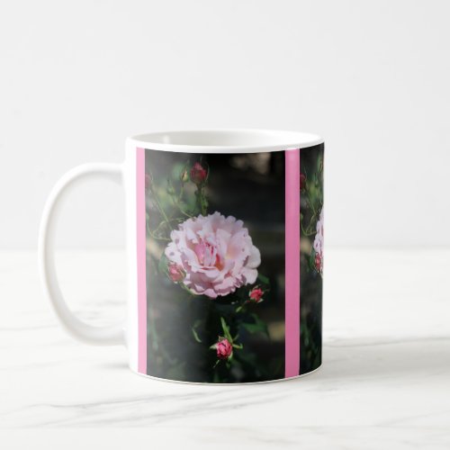 Classy Pink Rose Beautiful Nature Photograph Coffee Mug