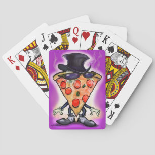 Classy Pizza Poker Cards