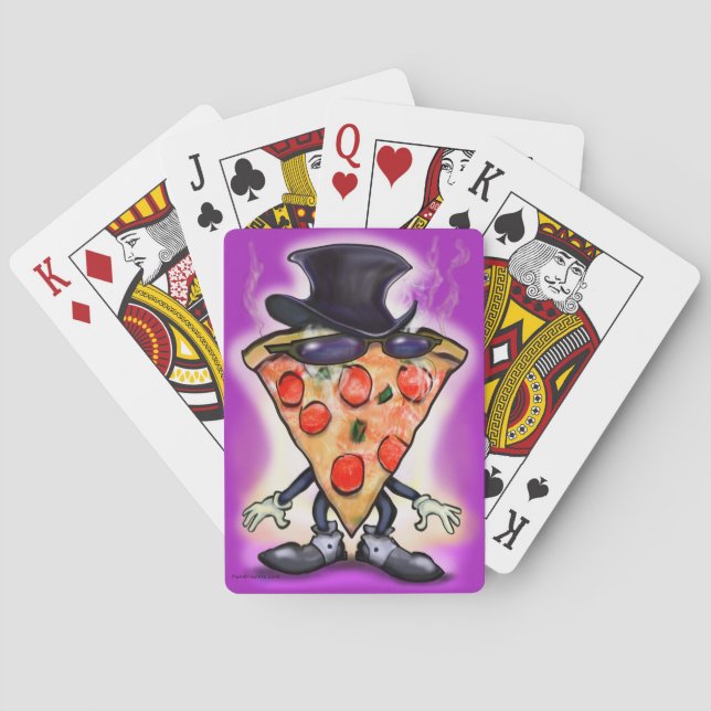 Classy Pizza Poker Cards (Back)