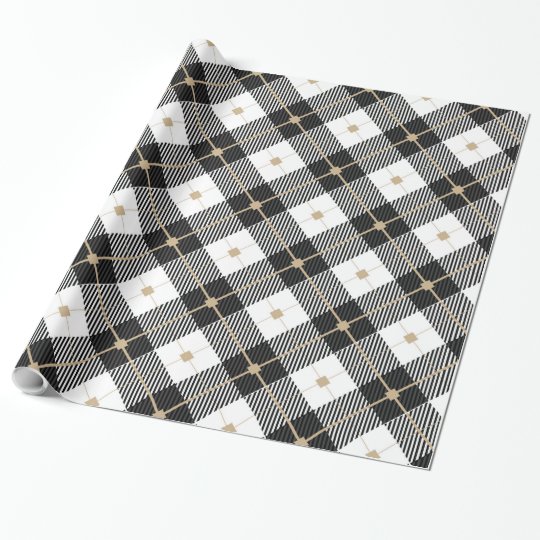 Classy Plaid Wrapping Paper
