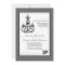 Classy Platinum Chandelier 5x7 Wedding Invitation