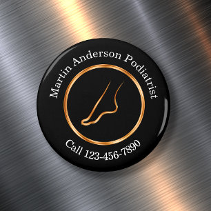 Classy Podiatrist Promotional Business Magnets