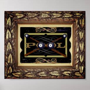 Classy Pool (Hall) Decor Poster