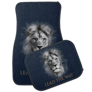 Classy Powerful Lion Car Interior Accessory Floor Mat