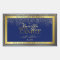 Classy Product Packaging Labels Dark Blue and Gold