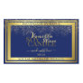 Classy Product Packaging Labels Dark Blue and Gold