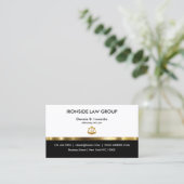 Classy Professional Attorney Business Card (Standing Front)